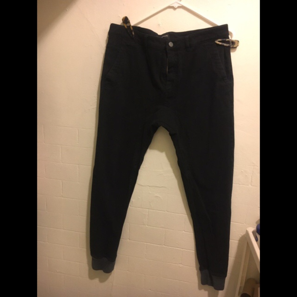 Zanerobe drop crotch jogger chinos! Sz 34